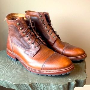 Trask, Shearling lined leather boot, size 10.5